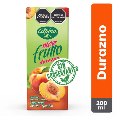 Nectar Alpina Frutto Durazno 200Ml