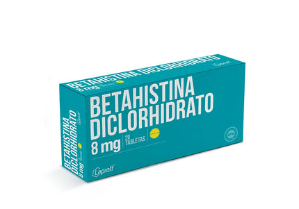 Betahistina 8 Mg 20 Tabletas