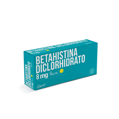 Betahistina 8 Mg 20 Tabletas