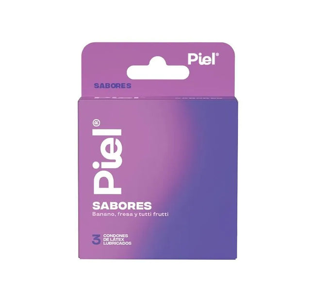 Preservativo Condon Piel Sabores 3 Und