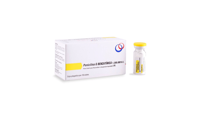 Penicilina G Benzatin.1200Ui 10Amp.Rc