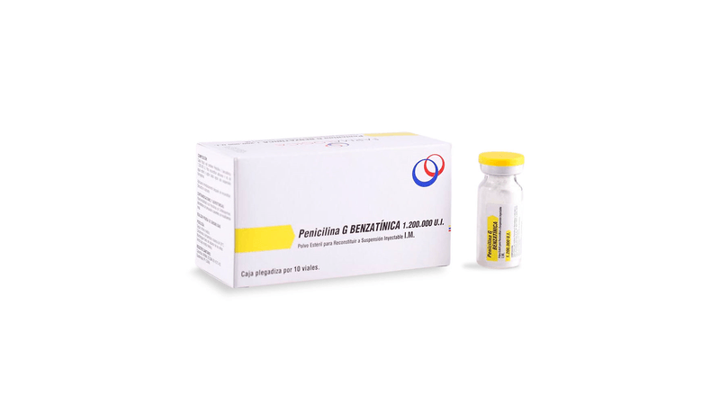 Penicilina G Benzatin.1200Ui 10Amp.Rc
