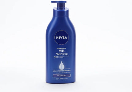 Crema Nivea Body Milk Nutritiva 625 Ml