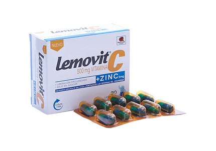 Lemovit C+Zinc 500 Mg 30 Capsulas