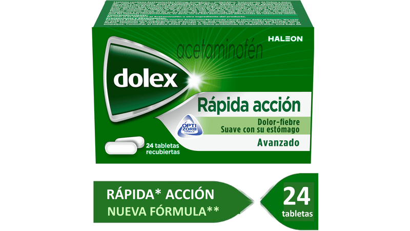 Dolex Rapida Accion Avanz 500 Mg 24 Tbs
