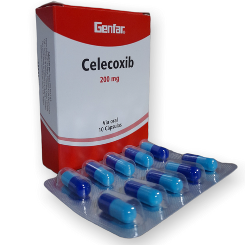 Celecoxib 200 Mg 10 Capsulas Gf