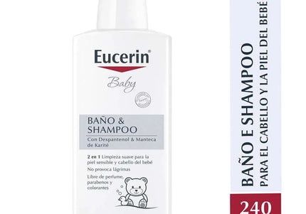 Eucerin Baby Baño Y Champoo 240 Ml