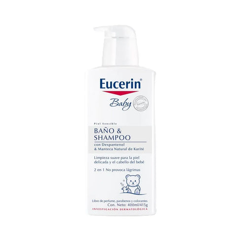 Eucerin Baby Baño Y Champoo 400 Ml