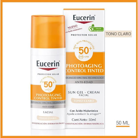 Protección Solar Eucerin Fps50 Tono Claro 50Ml