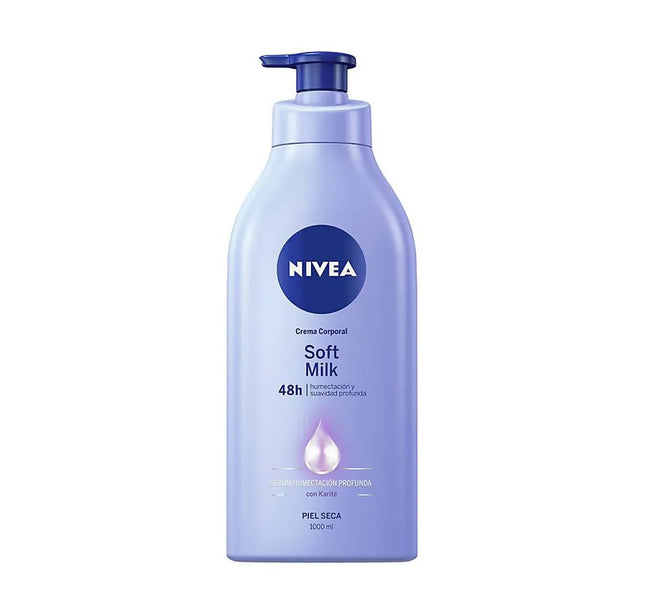 Crema Nivea Body Soft Milk Seca 1000 Ml