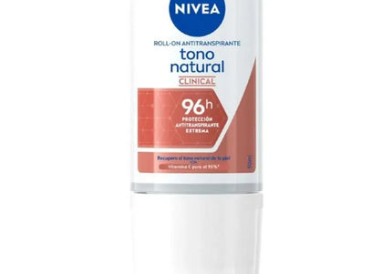 Desodorante Nivea Rollon Clinical Tono Natural 50 Ml