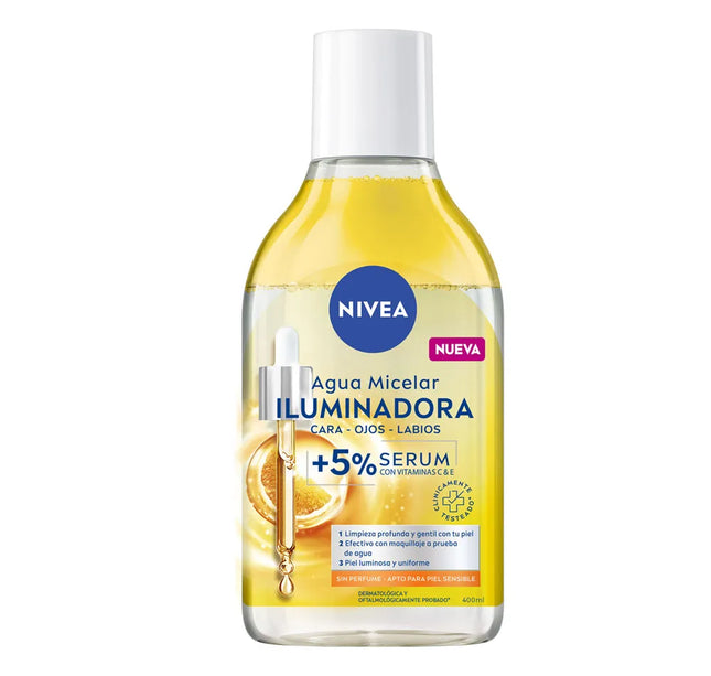 Agua Micelar Nivea Iluminadora 400 Ml