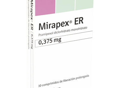 Mirapex Er 0.375 Mg 10 Tabletas