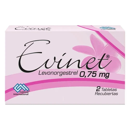 Evinet 0.75 Mg 2 Tabletas