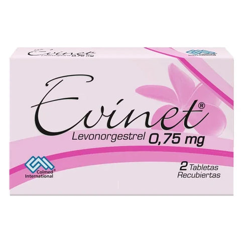Evinet 0.75 Mg 2 Tabletas