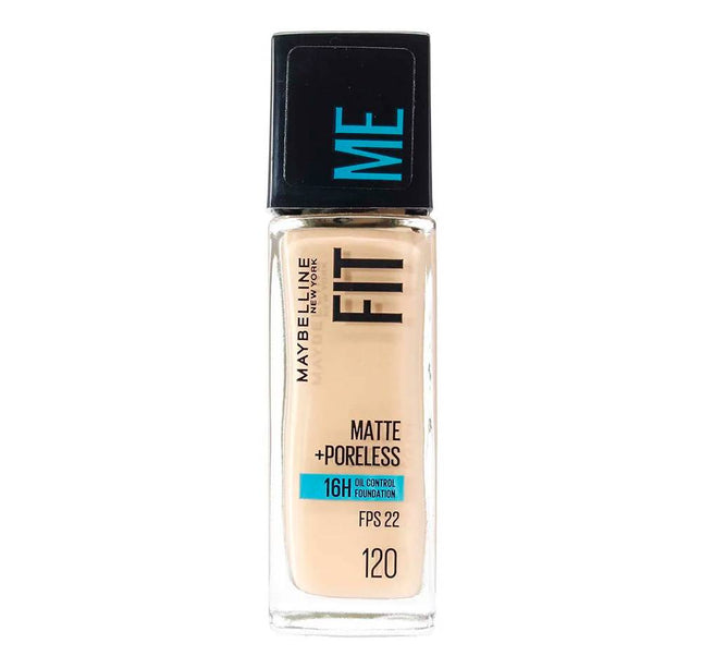 BASE LIQUIDA MAYBELLINE FIT ME MATTE+PORELESS FDN 120CLA.IV