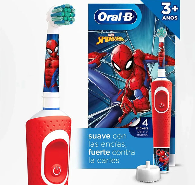 Cepillo Oral-B Eléctrico Pro Kids Spiderman + 1 Repuesto