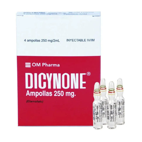 Dicynone 250 Mg 2 Ml 4 Ampollas