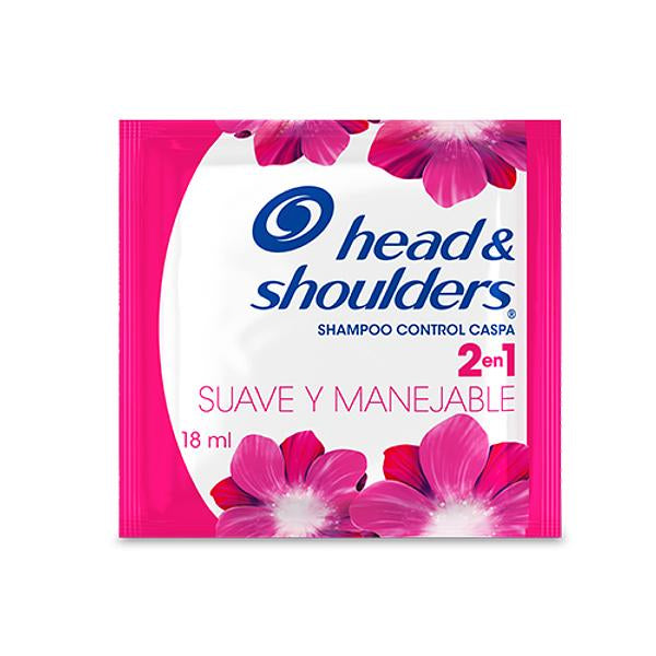 Shampoo Head-Shoulder 2 1 Suave Y Manejable 18Ml 12Sbs