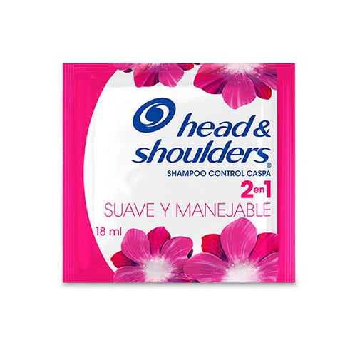 Shampoo Head-Shoulder 2 1 Suave Y Manejable 18Ml 12Sbs