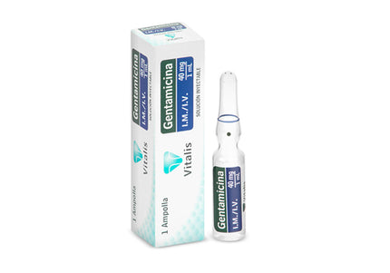 Gentamicina 40Mg/1Ml 1 Ampolla Vt