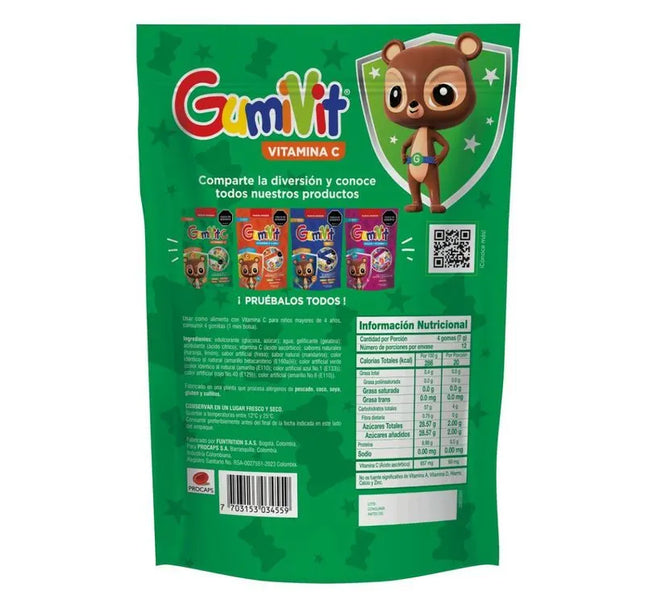 Gomas Gumivit Vit.C+Zinc 12 Sbs Minipack