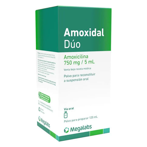 Amoxidal Duo Suspension Frasco 120 Ml