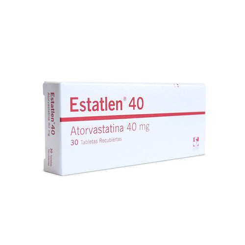 Estatlen 40 Mg (Atorvastatina) 30 Tabletas Recubiertas
