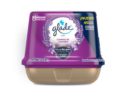 Ambientador Glade Cubo Gel Campos De Lavanda 180