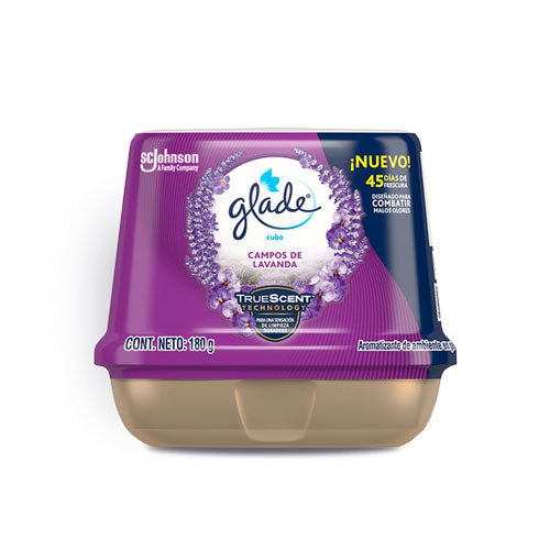 Ambientador Glade Cubo Gel Campos De Lavanda 180