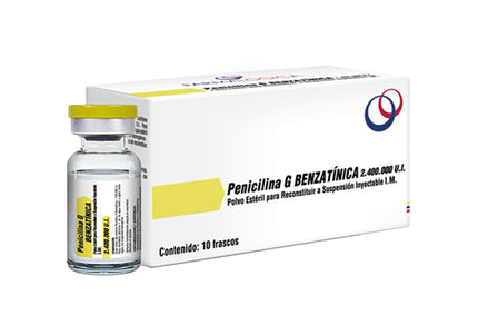 Penicilina G Benzatin.2400Ui 10Amp.Rc