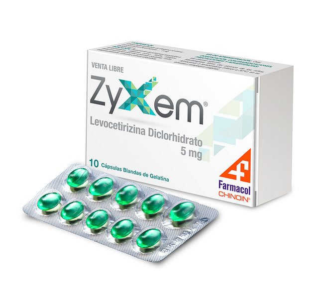 Zyxem 5Mg 10 Capsulas Blandas