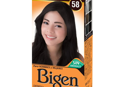 Bigen 58 Negro Natural 6 Gr