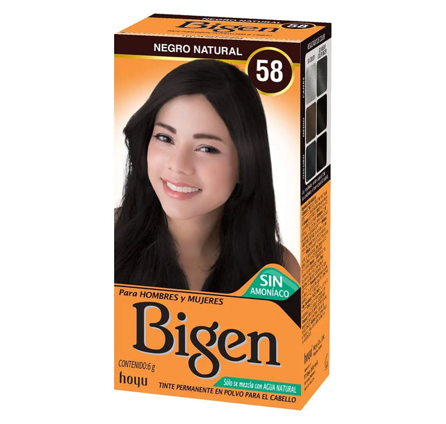 Bigen 58 Negro Natural 6 Gr