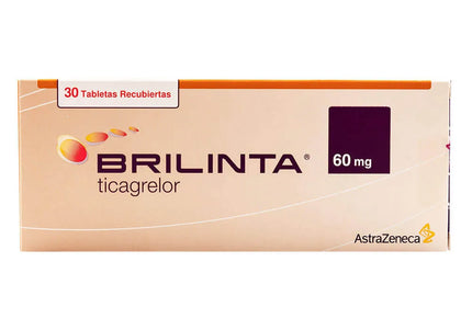 Brilinta 60 Mg 30 Tabletas