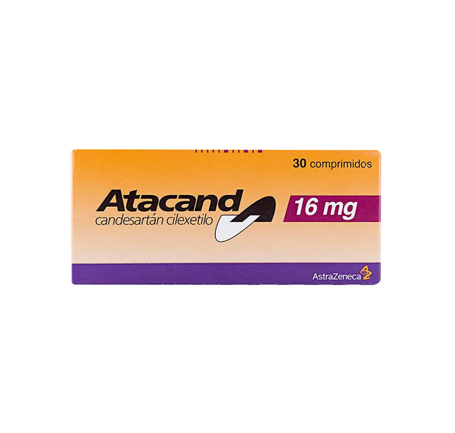 Atacand 16 Mg 30 Tabletas