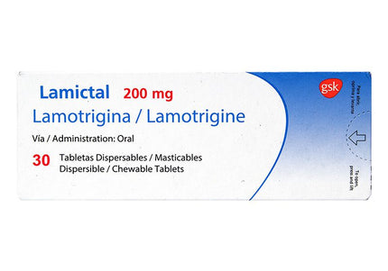 Lamictal Tableta Dispersable 200Mg 30Tb