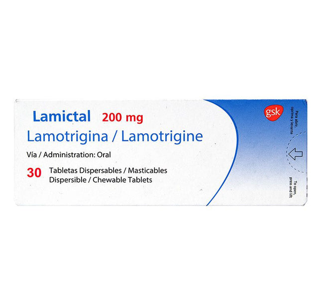 Lamictal Tableta Dispersable 200Mg 30Tb