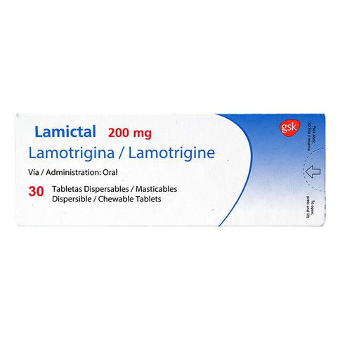 Lamictal Tableta Dispersable 200Mg 30Tb