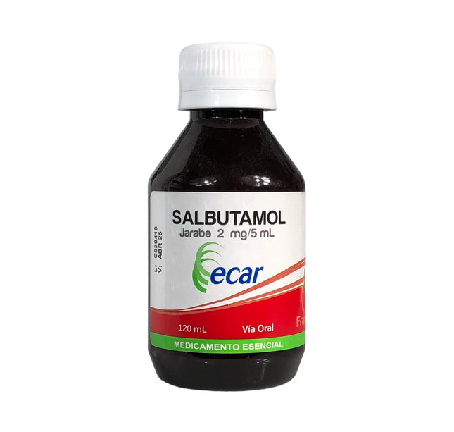 Salbutamol Jarabe 120 Ml Ecar