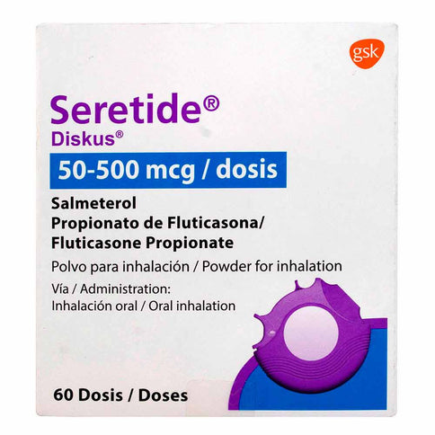 Seretide D50/500M 60 Dosis