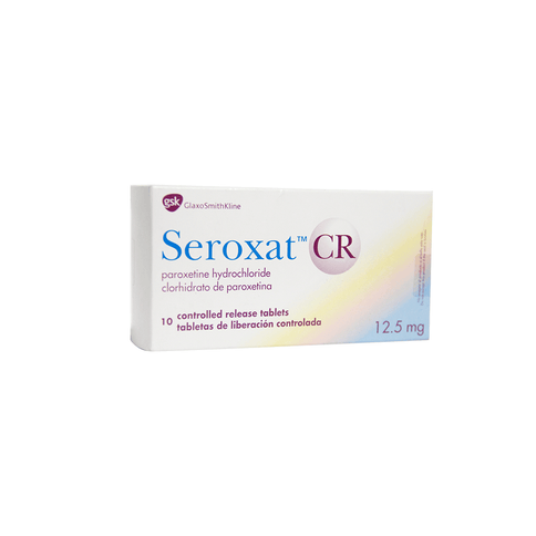Seroxat Cr 12.5 Mg 10 Tabletas