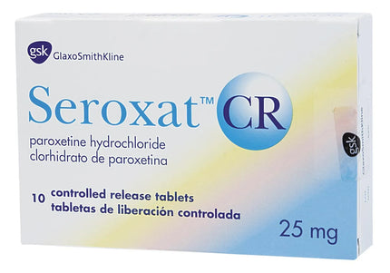 Seroxat Cr 25 Mg 10 Tabletas
