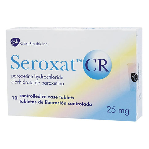 Seroxat Cr 25 Mg 10 Tabletas