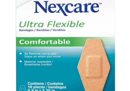 Banditas Nexcare Ultra Flexibles 10 Unidades