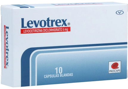 Levotrex 5 Mg 10 Capsulas