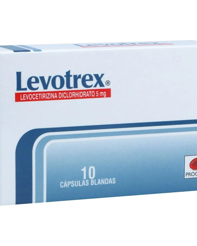 LEVOTREX 5 MG 10 CAPSULAS (3%+)(PAE)