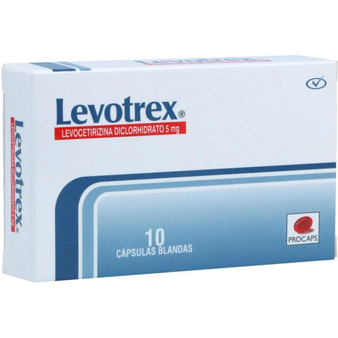 Levotrex 5 Mg 10 Capsulas