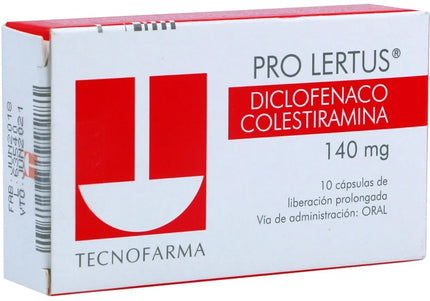 Prolertus 140 Mg 10 Capsulas