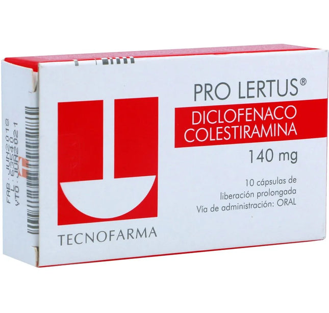 Prolertus 140 Mg 10 Capsulas
